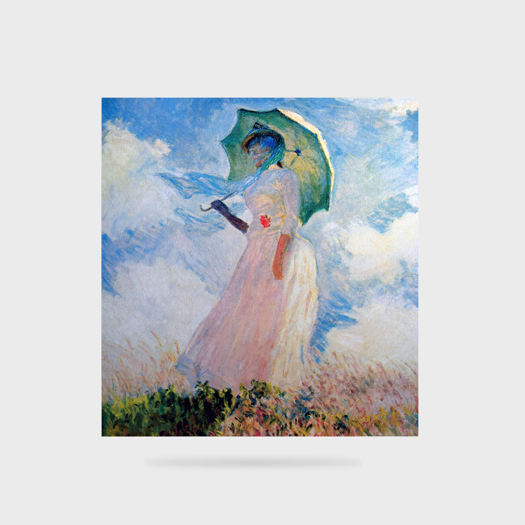 Woman with parasol (facing left)